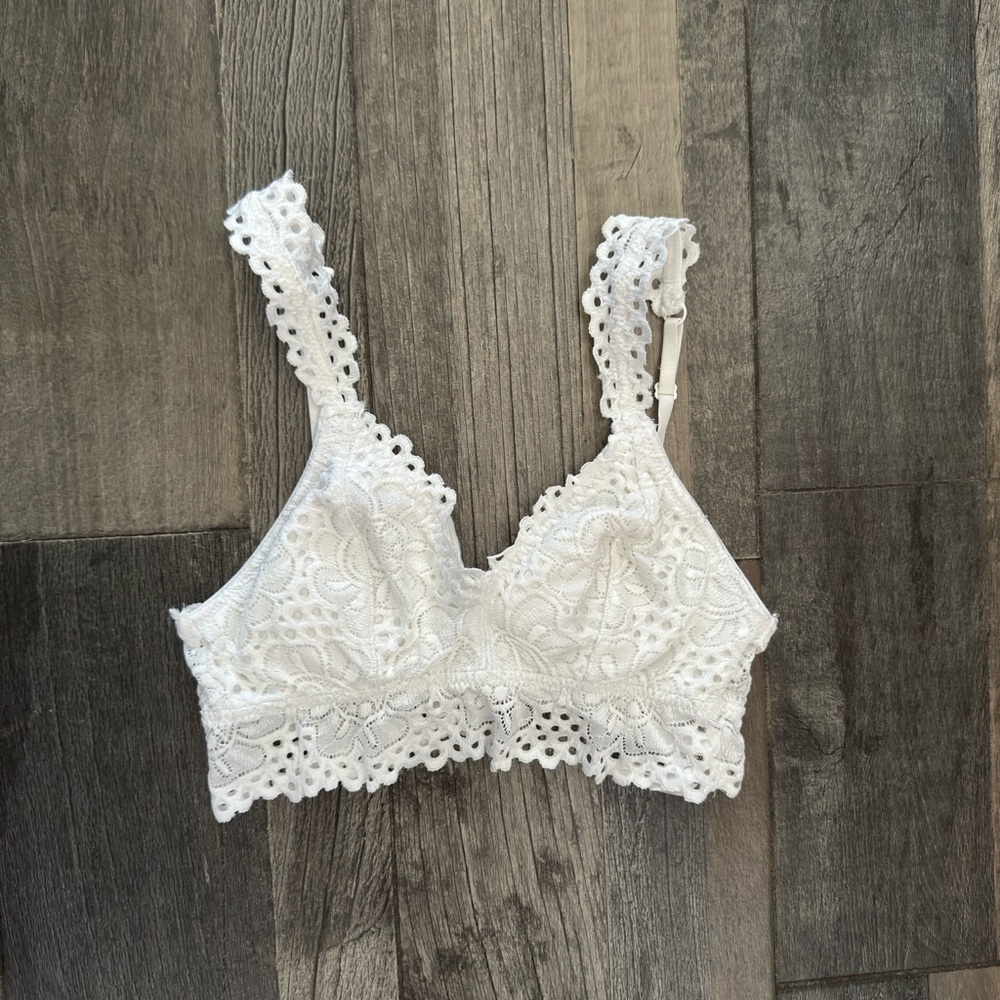 Aeropostale White Lace Bralette
